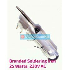 Good Quality Branded Soldering Iron 25Watts Power, 220V AC (chisel tip)